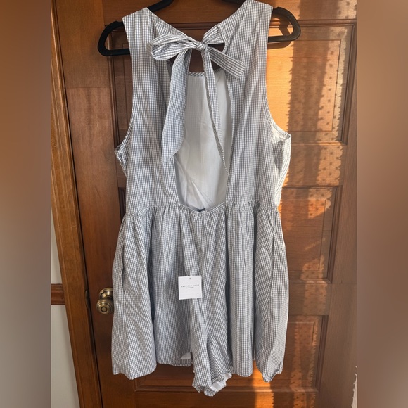 American Eagle Outfitters Pants - AE HIGH NECK FIT & FLARE ROMPER